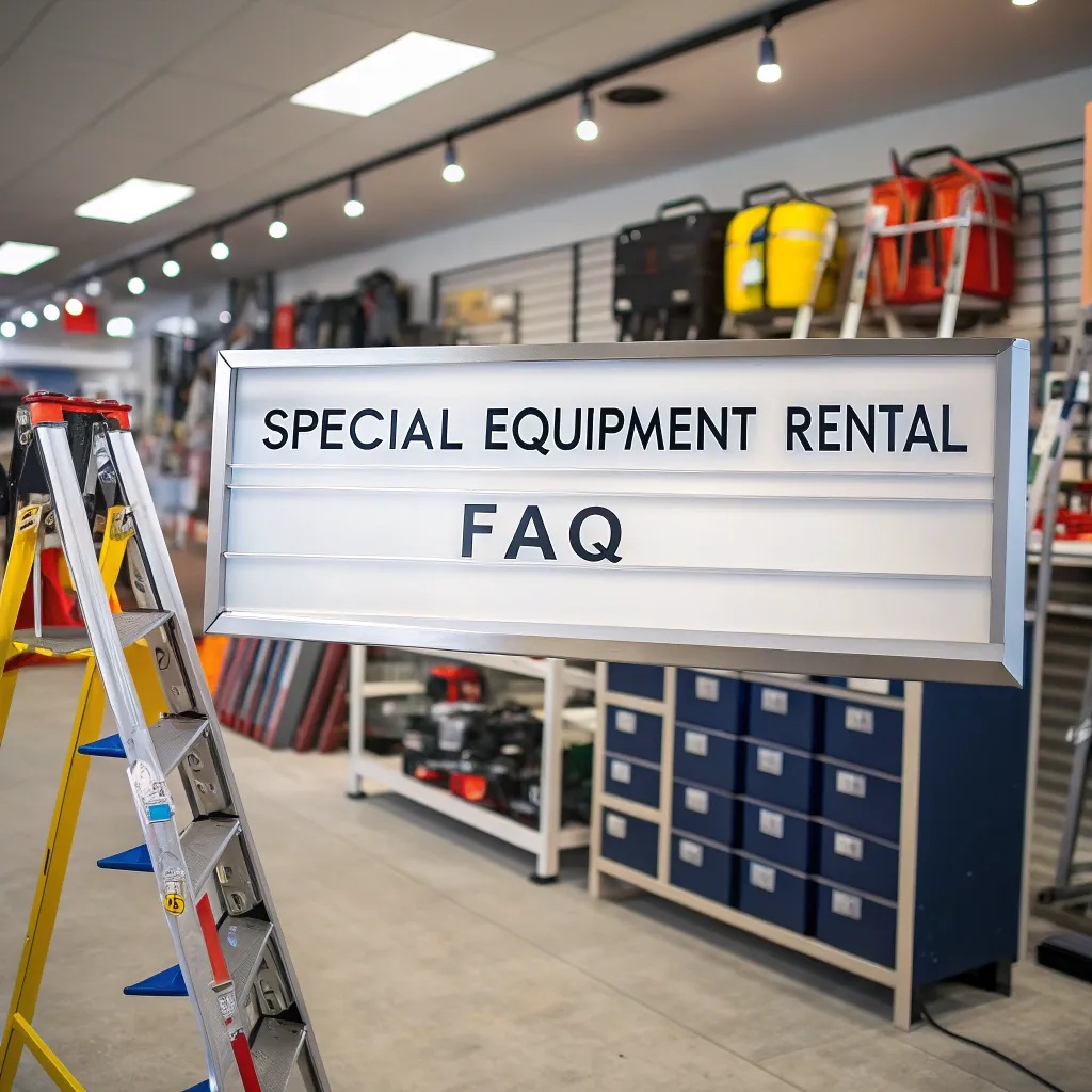 Special Equipment Rental FAQ Image